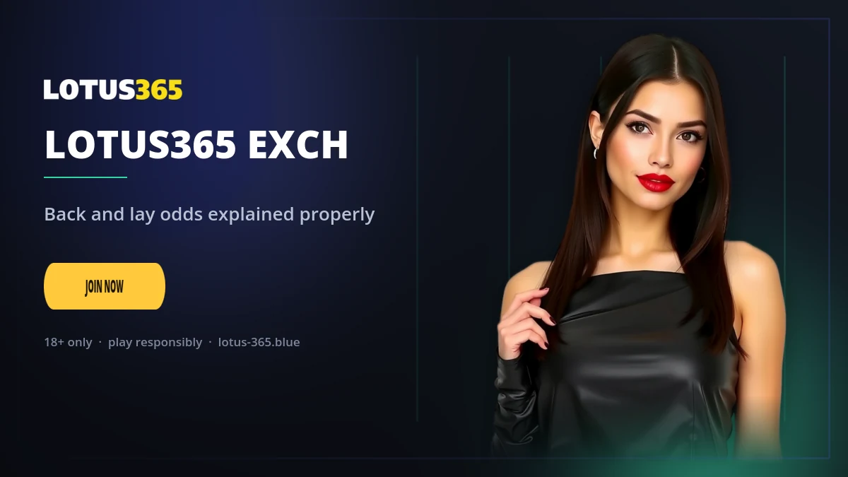 Lotus365 exch back and lay odds screen with market depth for India